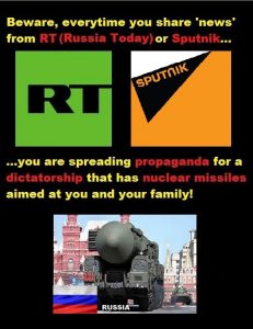 russian propaganda RT Sputnik